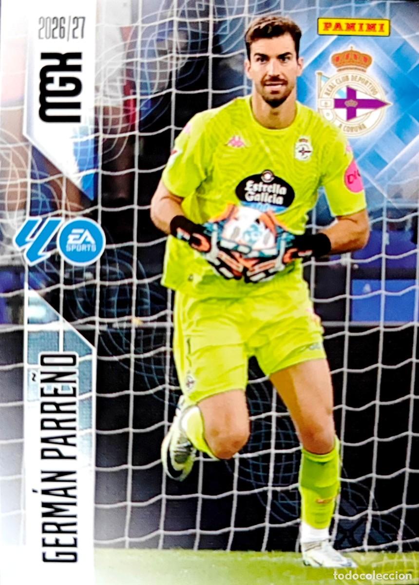 Cromos de Futebol: 129 German Parre&ntilde;o - Deportivo de la Coru&ntilde;a - PANINI Megacracks MGK 2026 2027 26 27