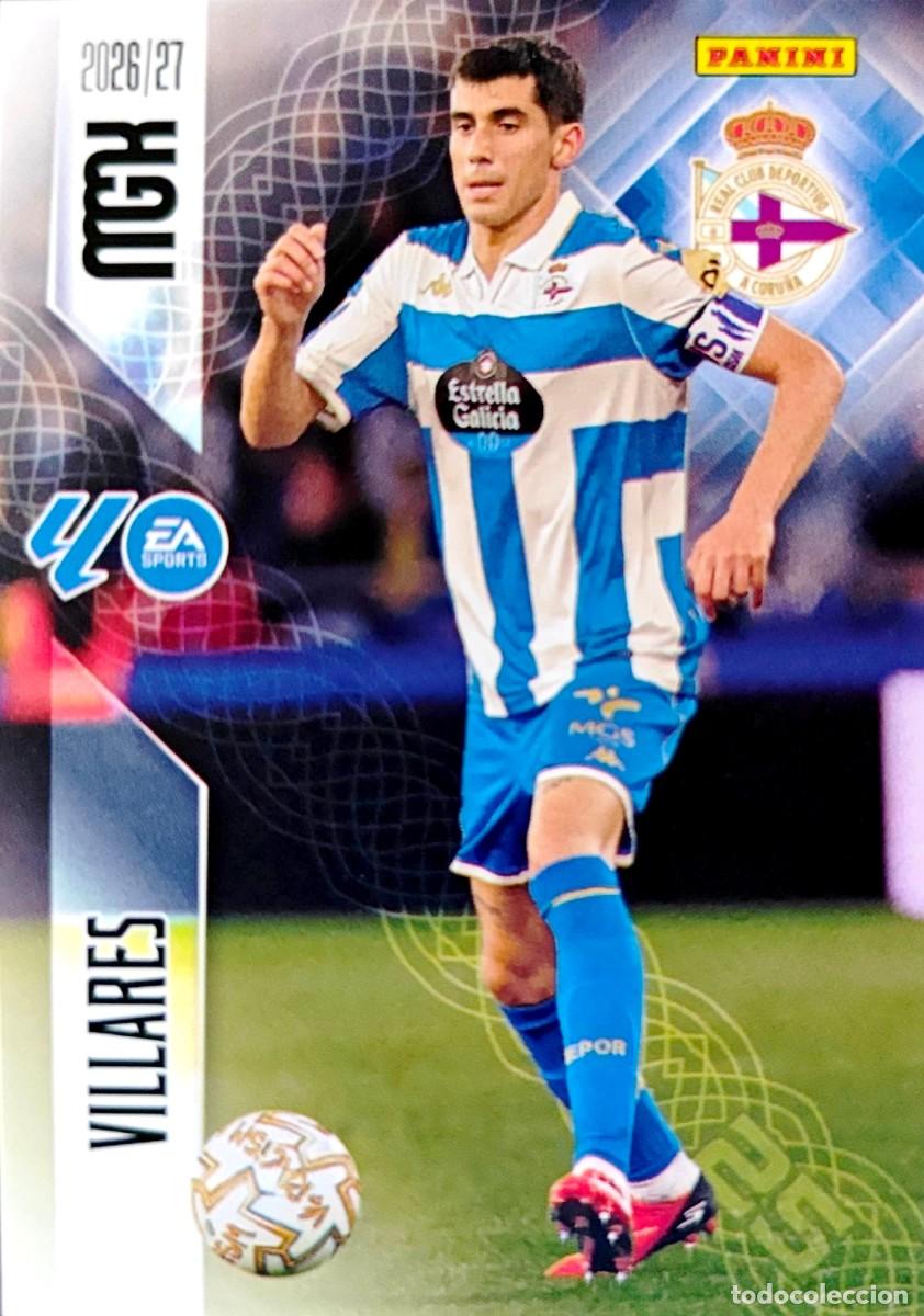Cromos de f&uacute;tbol: 136 Diego Villares - Deportivo de la Coru&ntilde;a - PANINI Megacracks MGK 2026 2027 26 27