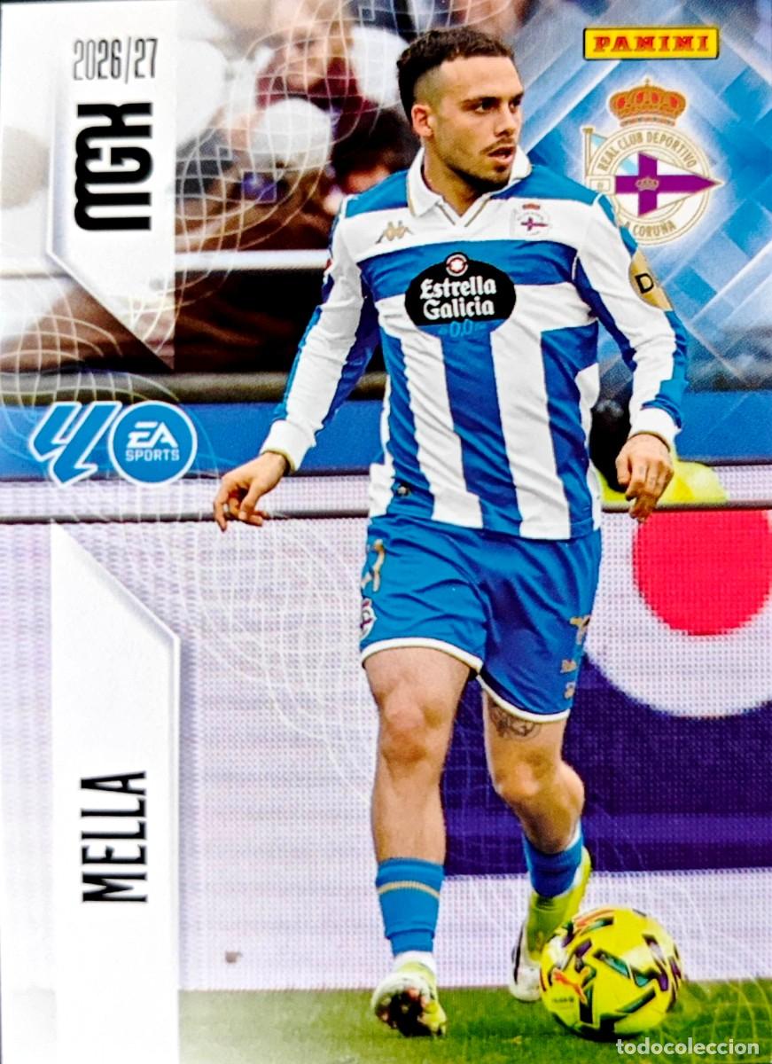 Cromos de f&uacute;tbol: 141 David Mella - Deportivo de la Coru&ntilde;a - PANINI Megacracks MGK 2026 2027 26 27