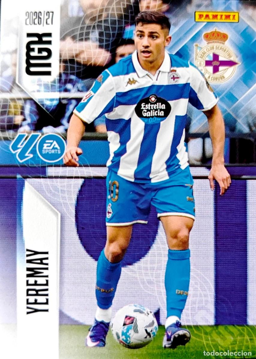Cromos de f&uacute;tbol: 142 Yeremay - Deportivo de la Coru&ntilde;a - PANINI Megacracks MGK 2026 2027 26 27