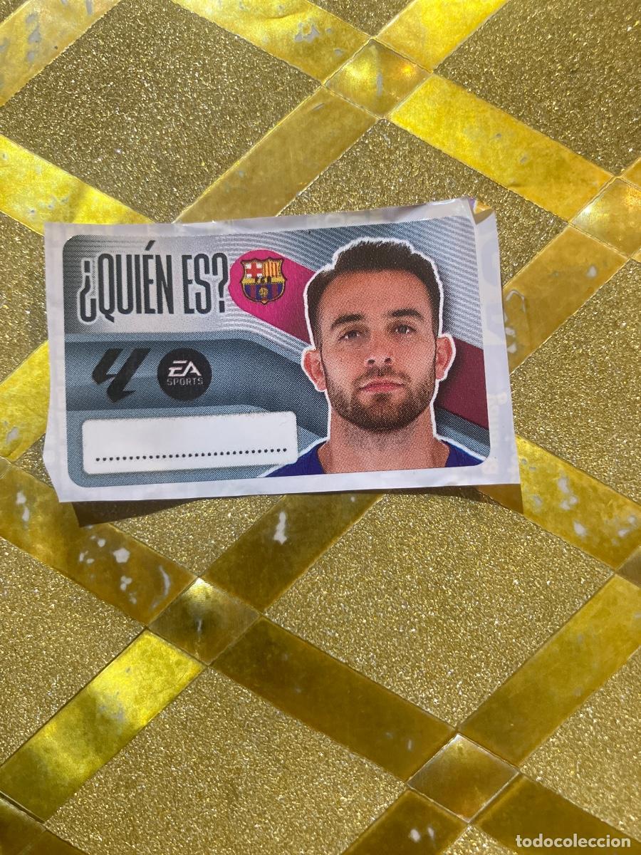 Cromos de f&uacute;tbol: CROMO DE FUTBOL BARCELONA &iquest; QUIEN ES ? CHICLE LIGA 2026 2027 PANINI !