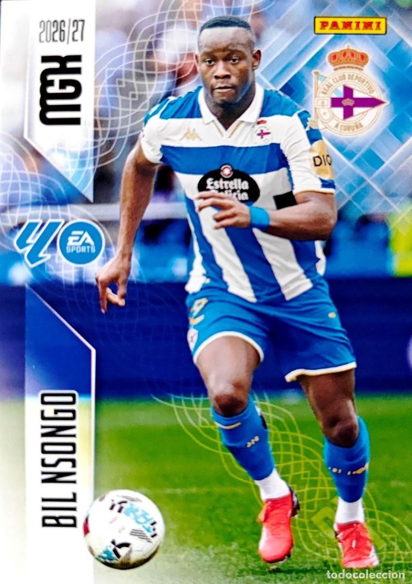 Cromos de f&uacute;tbol: 144 Bil Nsongo - Deportivo de la Coru&ntilde;a - PANINI Megacracks MGK 2026 2027 26 27