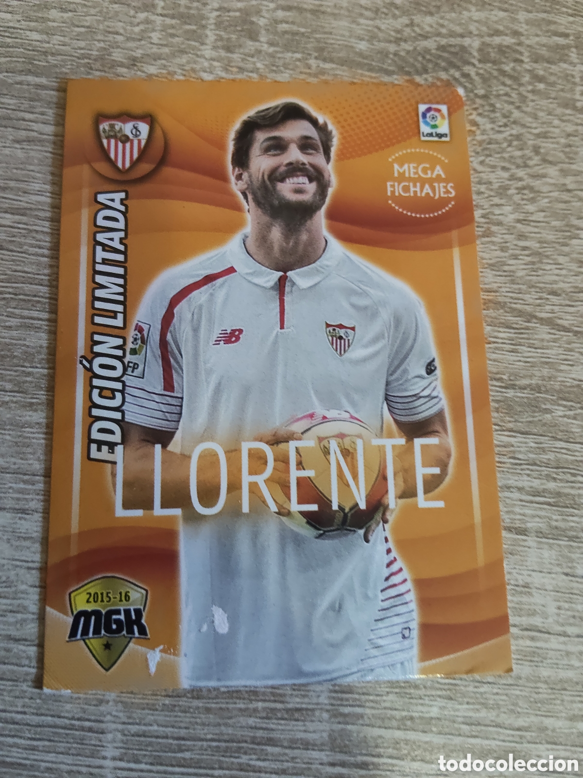 Cromos de f&uacute;tbol: Panini Megacracks 2015 2016 15 16 456 B Llorente Sevilla