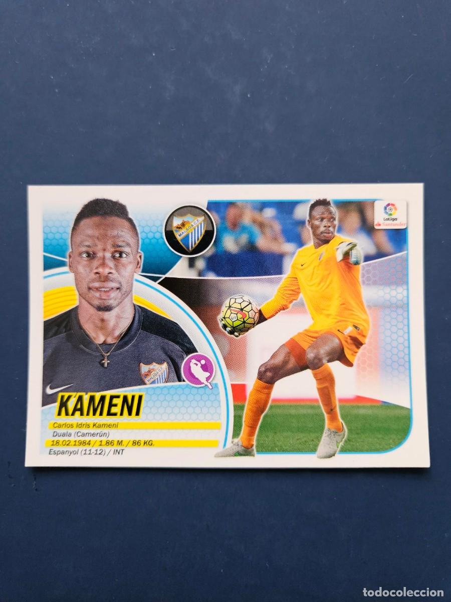 Cromos de f&uacute;tbol: N&ordm; 1 KAMENI MALAGA LOGO NUEVO LIGA ESTE 16 17 2016 2017 SIN PEGAR NUNCA PEGADO