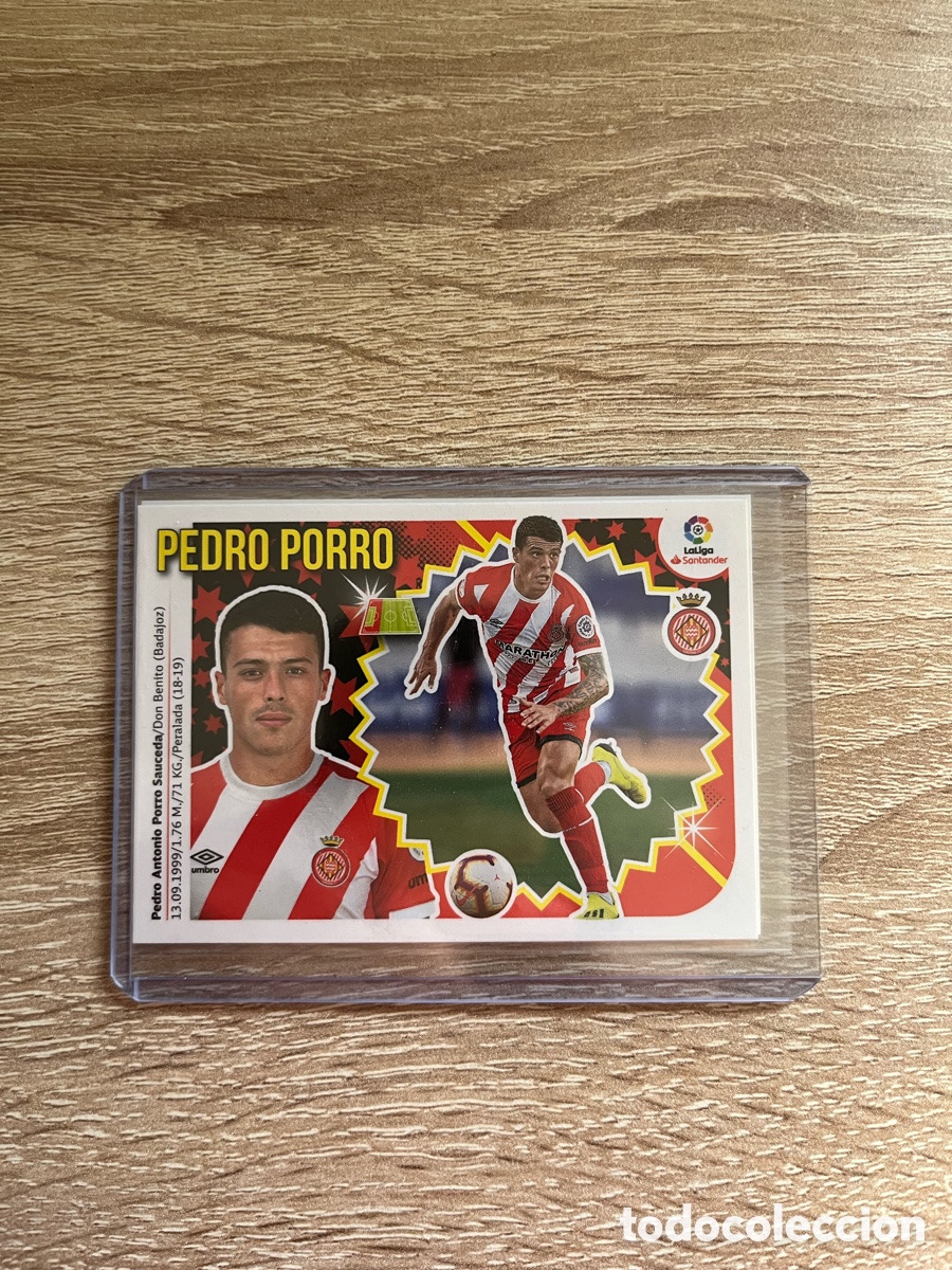 Cromos de f&uacute;tbol: PEDRO PORRO ROOKIE LIGA ESTE EDICIONES ESTE 2018 2019 18 19 GIRONA