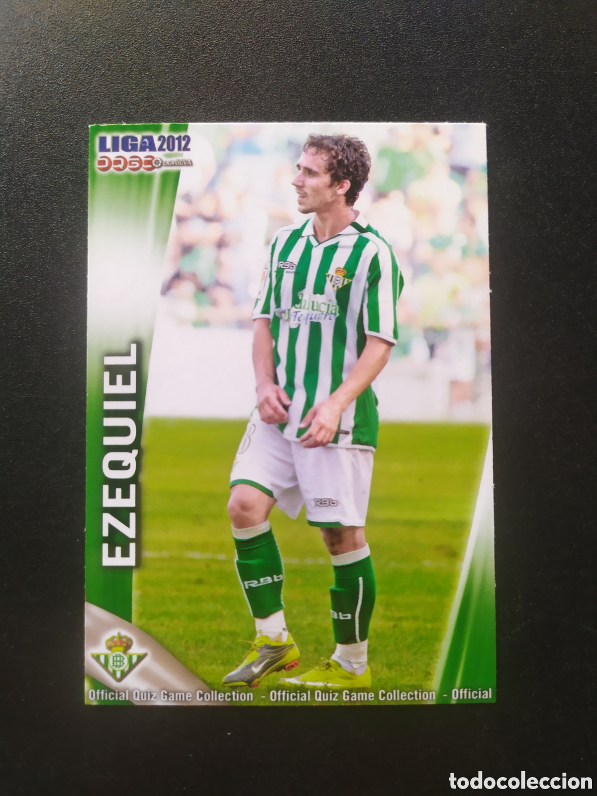 Cromos de f&uacute;tbol: Mundicromo fichas Liga 2011 2012 11 12 Ezequiel n&deg; 475 Real Betis