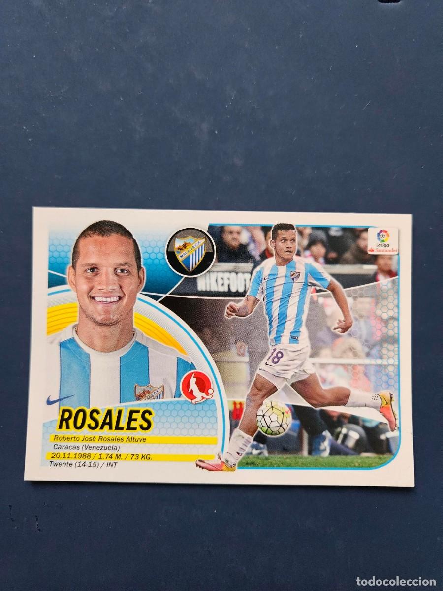 Cromos de f&uacute;tbol: N&ordm; 3 ROSALES MALAGA LOGO NUEVO LIGA ESTE 16 17 2016 2017 SIN PEGAR NUNCA PEGADO