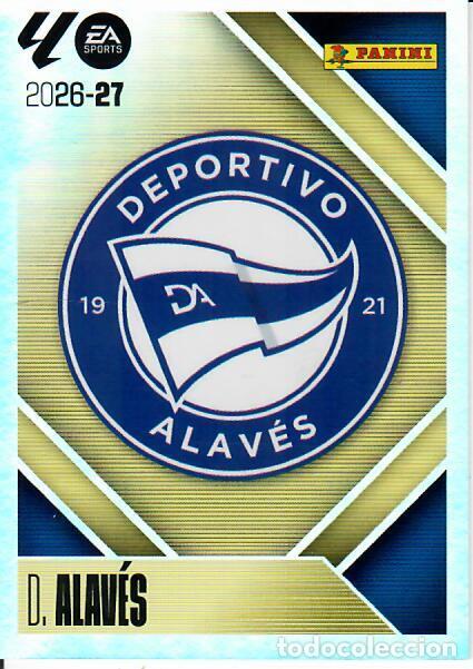 Football Stickers: CROMO PANINI LIGA ESTE 26 27 - N&ordm; 1 - ESCUDO - ALAV&Eacute;S