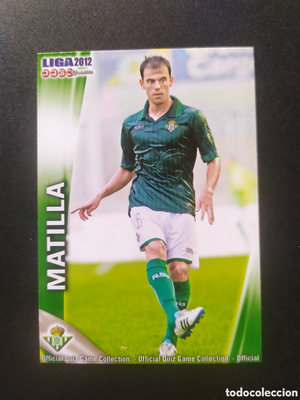 Football Stickers: Mundicromo fichas Liga 2011 2012 11 12 Matilla n&deg; 476 Real Betis