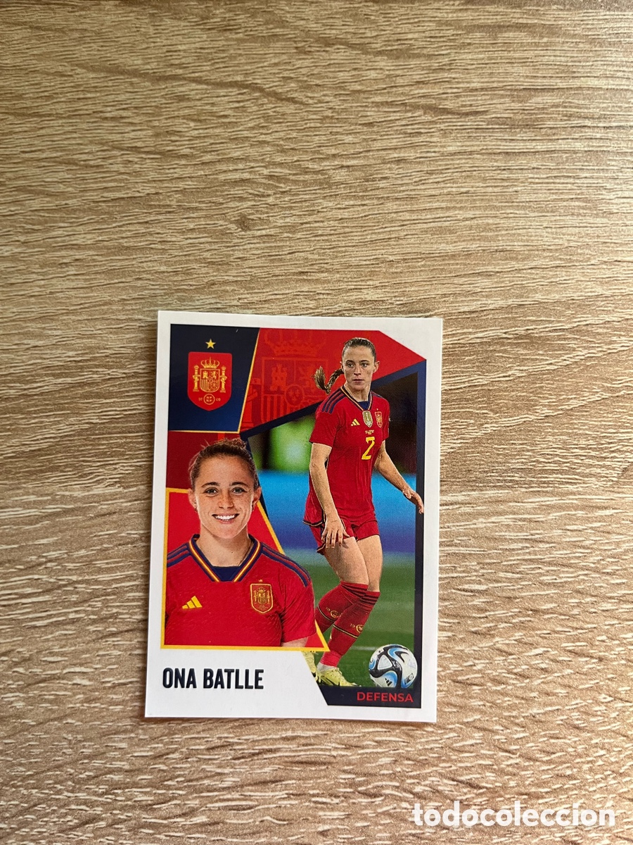 Football Stickers: 42 ONA BATLLE SELECCI&Oacute;N ESPA&Ntilde;OLA VAMOS ESPA&Ntilde;A CARREFOUR EUROCOPA 2024 PANINI MASCULINO FEMENINO