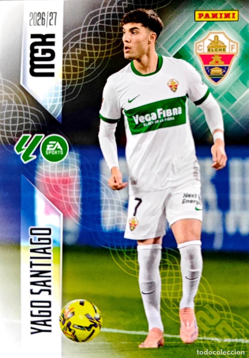 Football Stickers: 161 Yago Santiago - Elche CF - PANINI Megacracks MGK 2026 2027 26 27