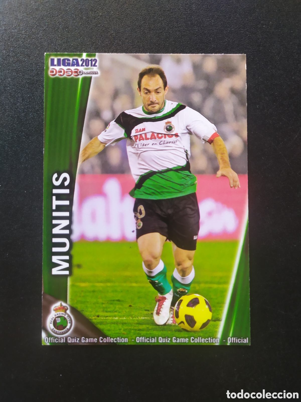 Cromos de Futebol: Mundicromo fichas Liga 2011 2012 11 12 Munitis n&deg; 315 Racing Santander