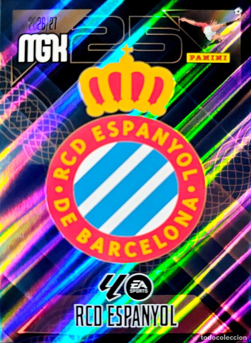 Cromos de Futebol: 163 Escudo - RCD Espanyol - PANINI Megacracks MGK 2026 2027 26 27