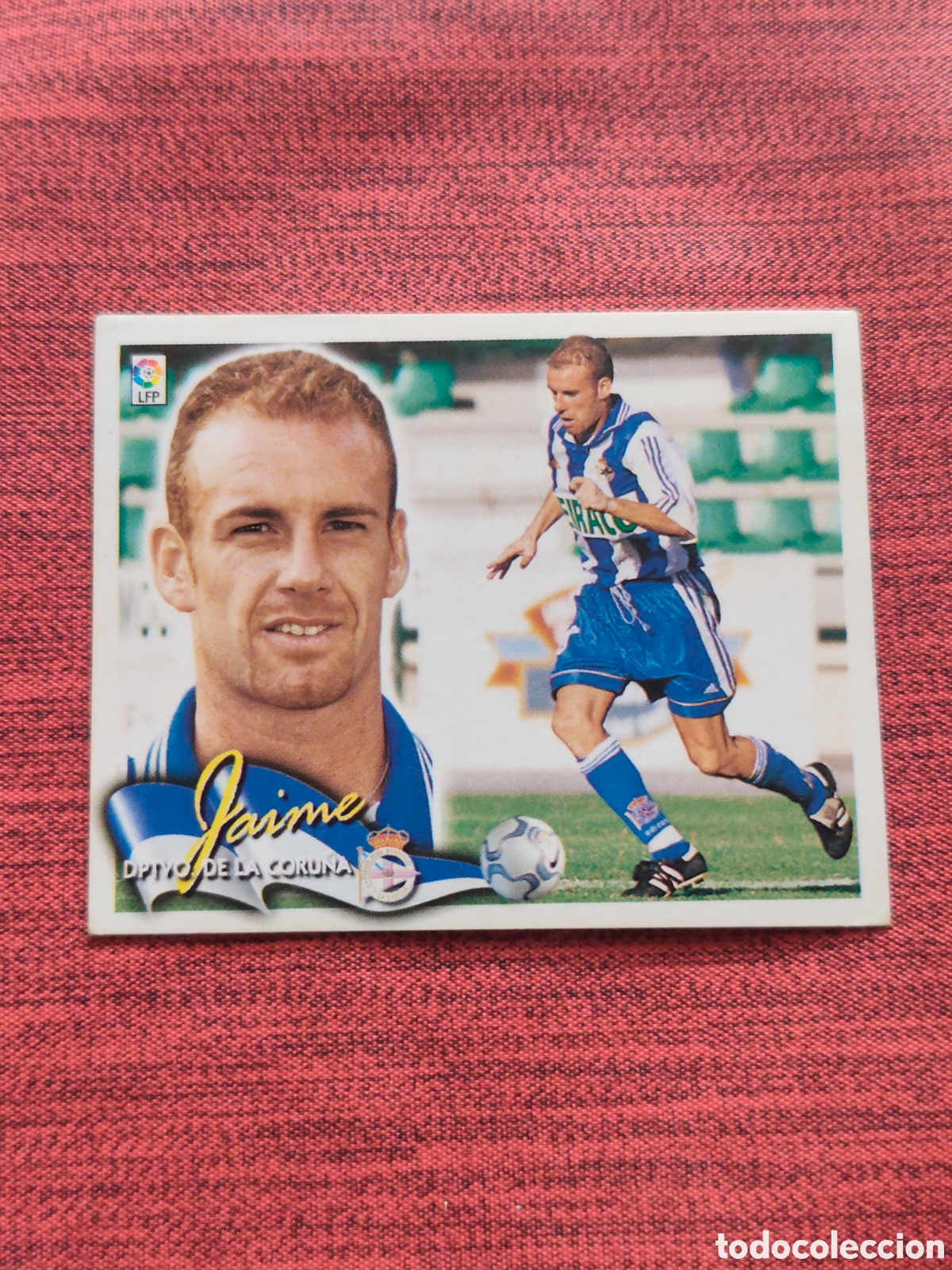 Cromos de f&uacute;tbol: BAJA JAIME DEPORTIVO EDICIONES ESTE 2000 2001