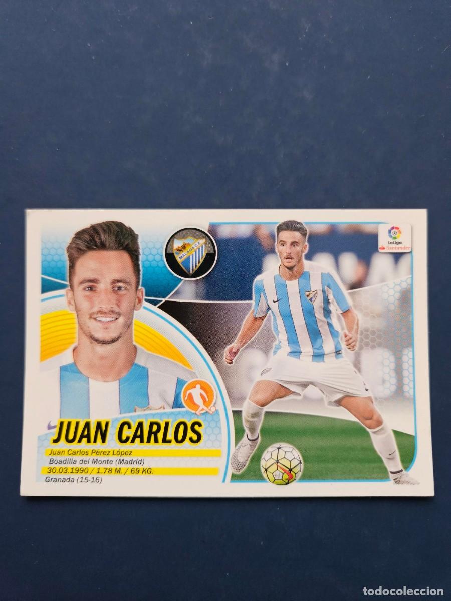 Cromos de f&uacute;tbol: N&ordm; 10 JUAN CARLOS MALAGA LOGO NUEVO LIGA ESTE 16 17 2016 2017 SIN PEGAR NUNCA PEGADO