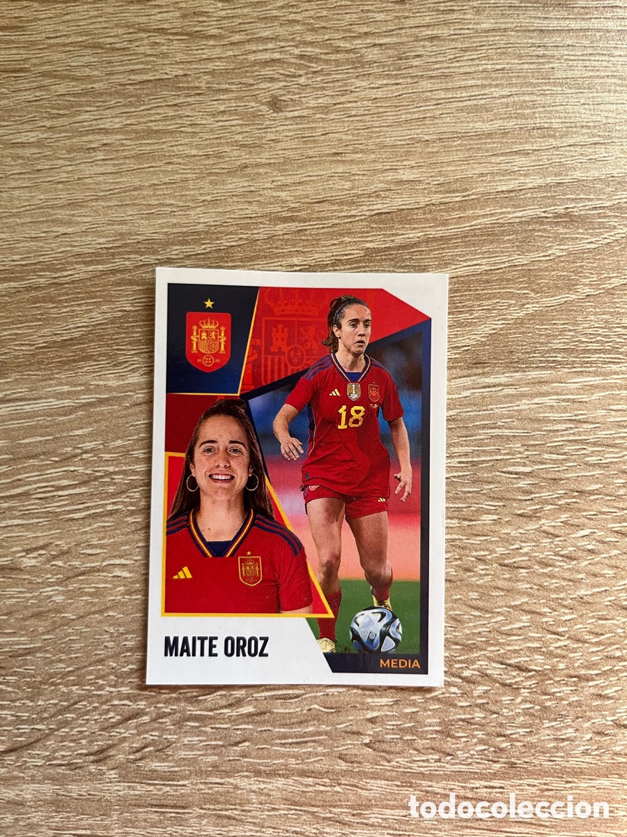 Cromos de f&uacute;tbol: 52 MAITE OROZ SELECCI&Oacute;N ESPA&Ntilde;OLA VAMOS ESPA&Ntilde;A CARREFOUR EUROCOPA 2024 PANINI MASCULINO FEMENINO