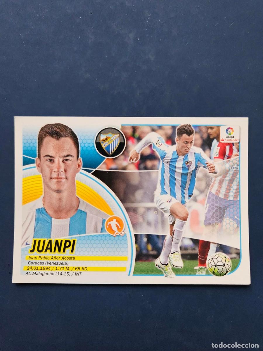 Cromos de f&uacute;tbol: N&ordm; 11 JUANPI MALAGA LOGO NUEVO LIGA ESTE 16 17 2016 2017 SIN PEGAR NUNCA PEGADO