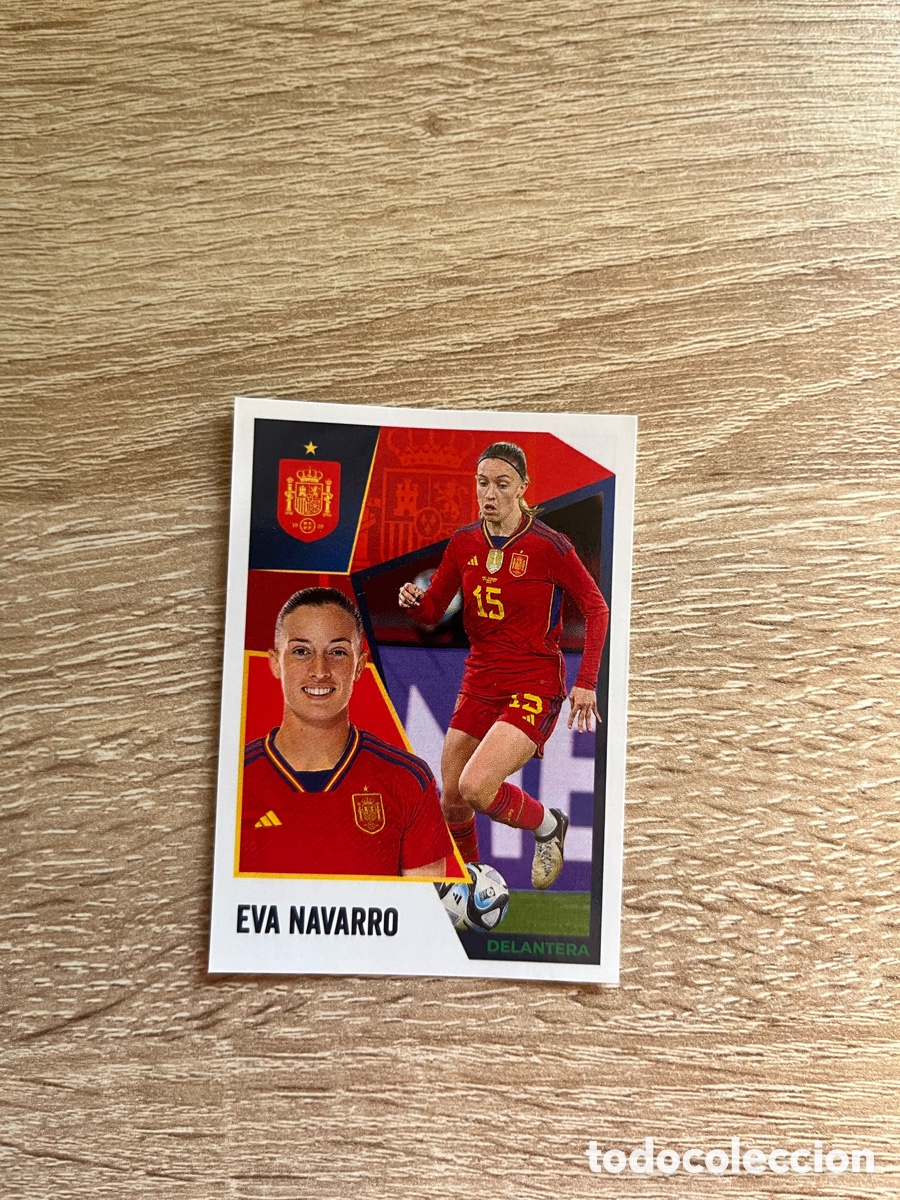Figurine di Calcio: 58 EVA NAVARRO SELECCI&Oacute;N ESPA&Ntilde;OLA VAMOS ESPA&Ntilde;A CARREFOUR EUROCOPA 2024 PANINI MASCULINO FEMENINO