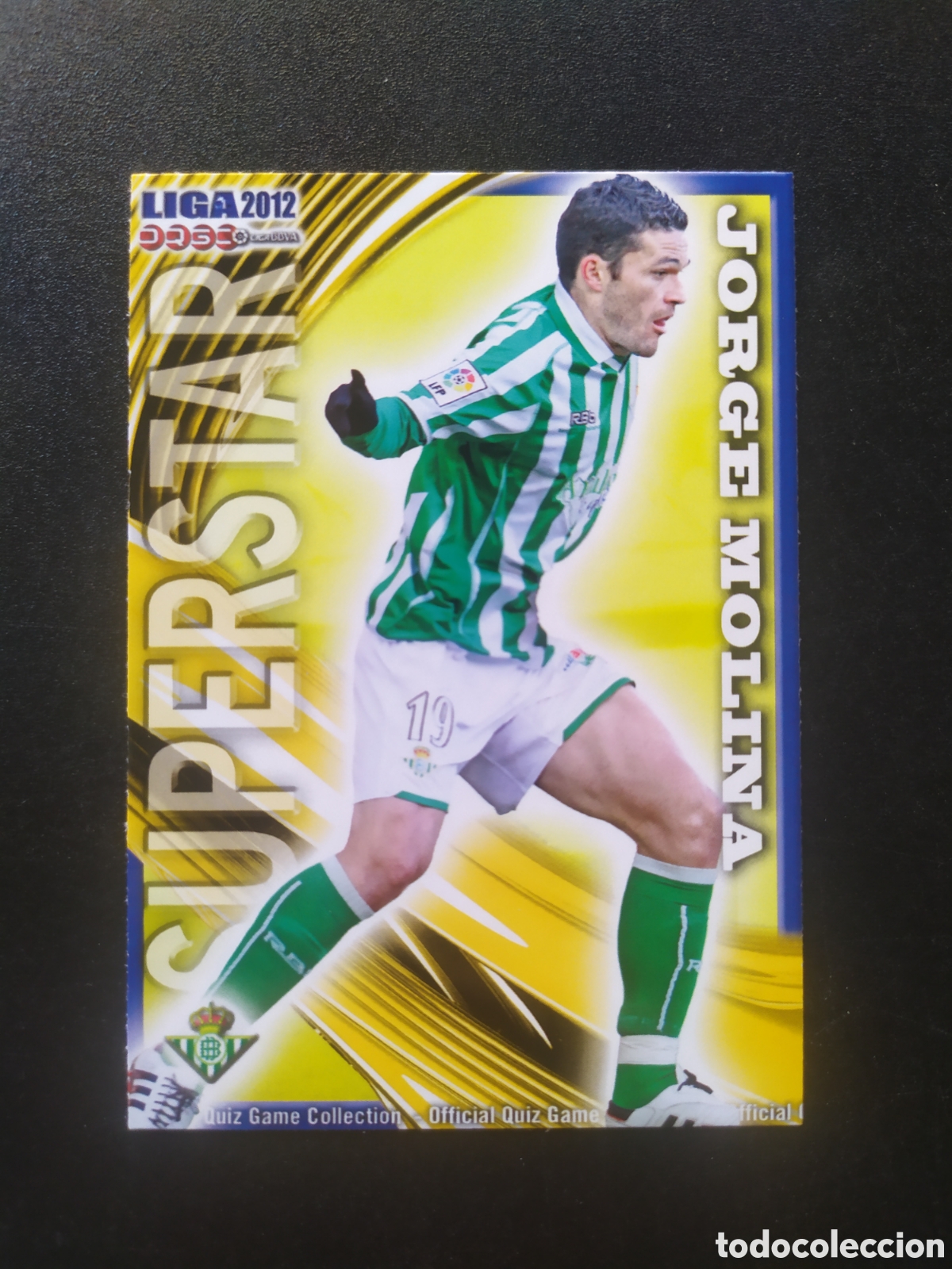 Figurine di Calcio: Mundicromo fichas Liga 2011 2012 11 12 Jorge Molina superstar mate n&deg; 485 Real Betis