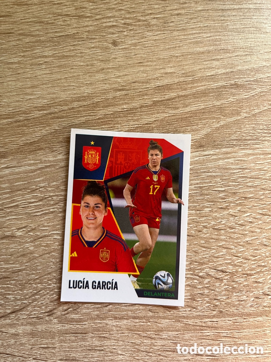 Figurine di Calcio: 59 LUCIA GARC&Iacute;A SELECCI&Oacute;N ESPA&Ntilde;OLA VAMOS ESPA&Ntilde;A CARREFOUR EUROCOPA 2024 PANINI MASCULINO FEMENINO