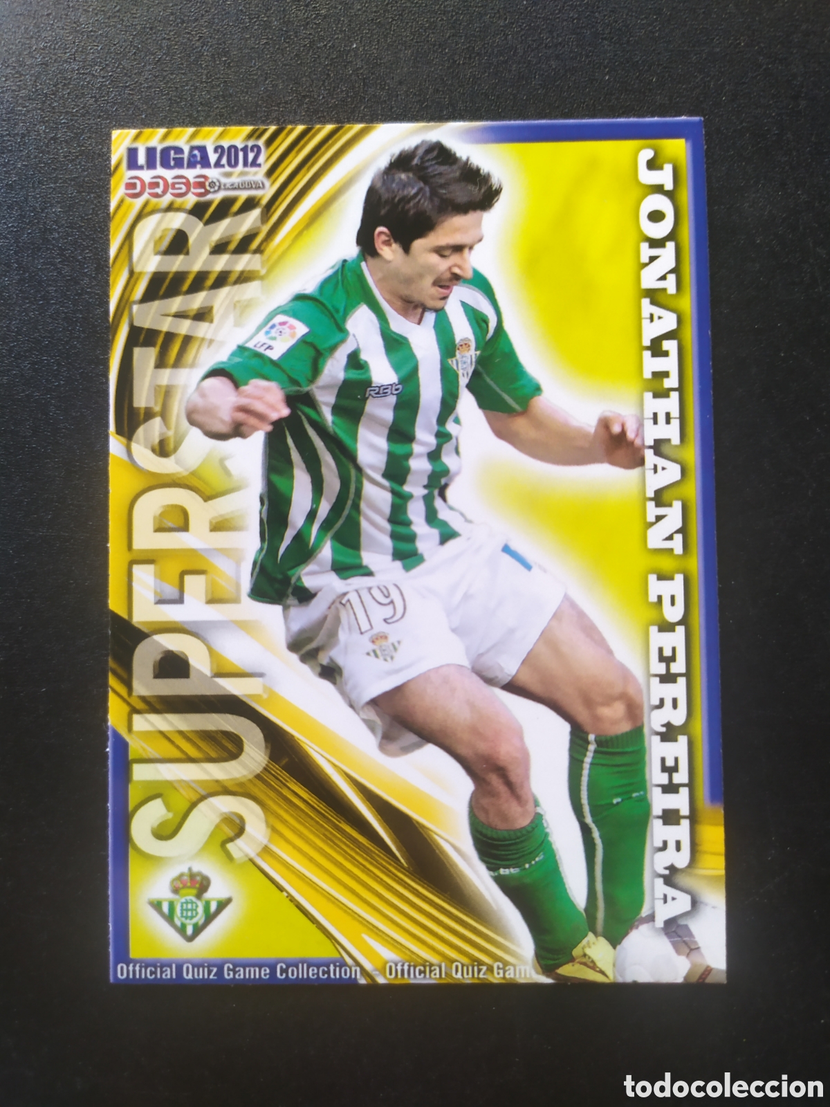 Figurine di Calcio: Mundicromo fichas Liga 2011 2012 11 12 Jonathan Pereira superstar mate n&deg; 486 Real Betis
