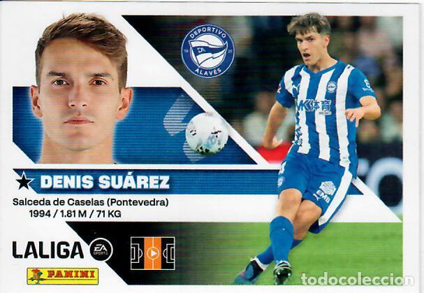 Cromos de f&uacute;tbol: CROMO PANINI LIGA ESTE 26 27 - N&ordm; 16 - DENIS SU&Aacute;REZ - ALAV&Eacute;S