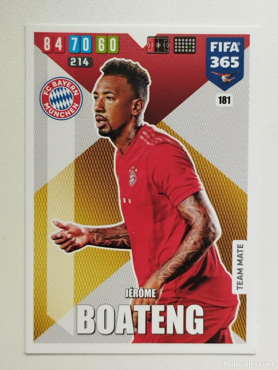 Cromos de f&uacute;tbol: CROMO CARD PANINI ADRENALYN FIFA 365 2019 2020 19 20 BAYERN MUNICH 181 JEROME BOATENG