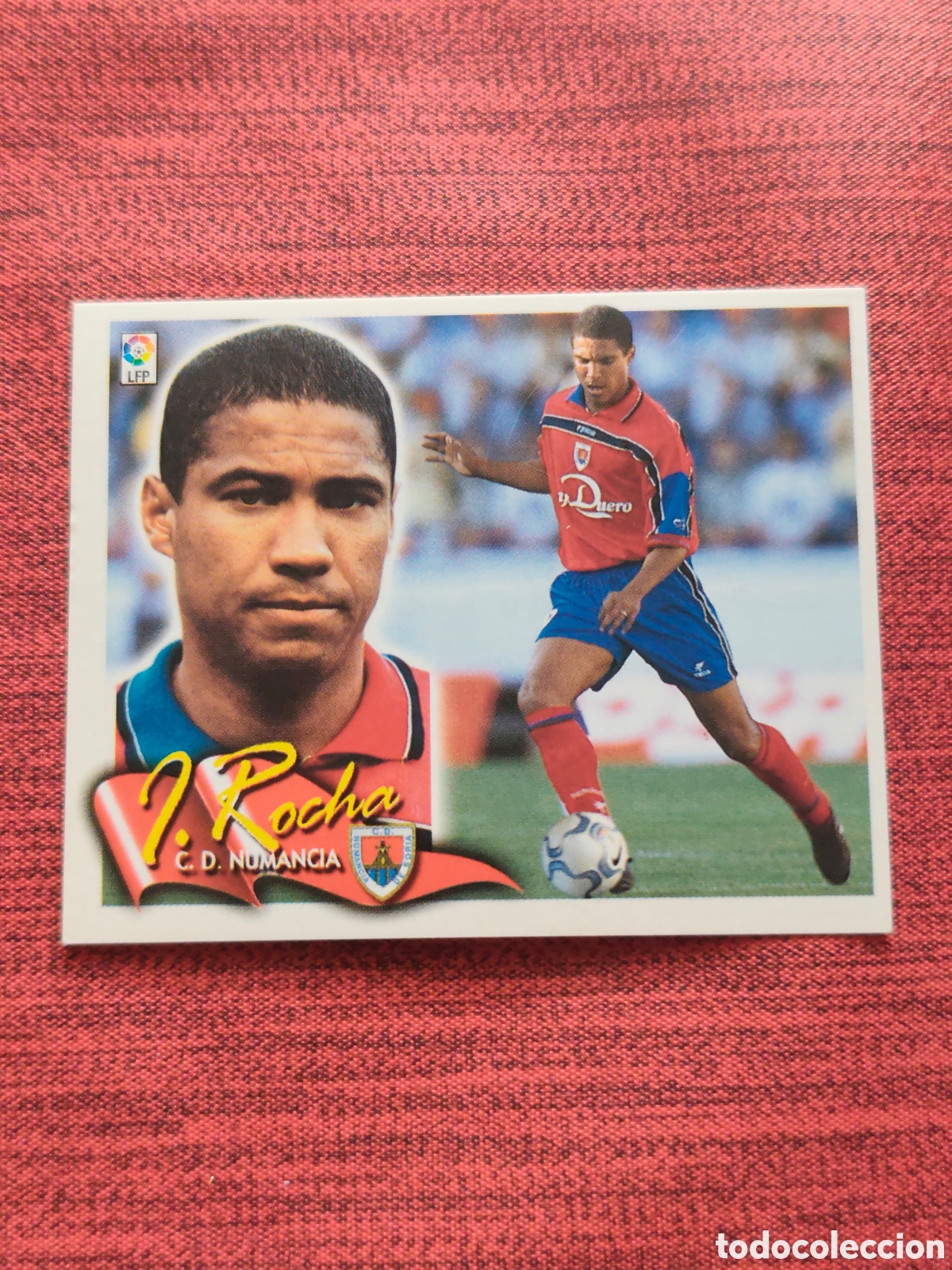 Cromos de f&uacute;tbol: BAJA I. ROCHA NUMANCIA EDICIONES ESTE 2000 2001