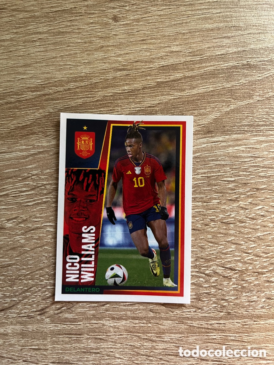 Fu&szlig;ball-Sticker: 29 NICO WILLIAMS SELECCI&Oacute;N ESPA&Ntilde;OLA VAMOS ESPA&Ntilde;A CARREFOUR EUROCOPA 2024 PANINI MASCULINO FEMENINO