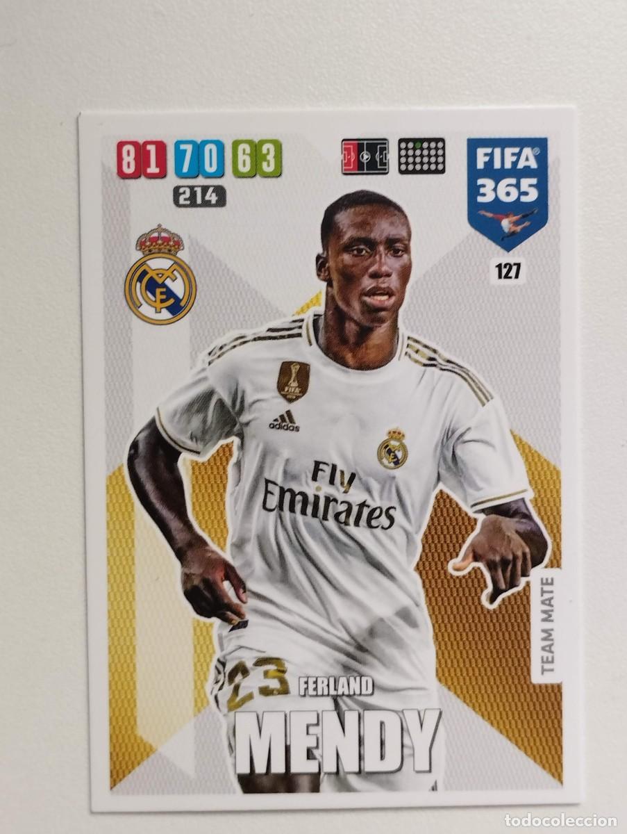 Fu&szlig;ball-Sticker: CROMO CARD PANINI ADRENALYN FIFA 365 2019 2020 19 20 REAL MADRID 127 FERLAND MENDY