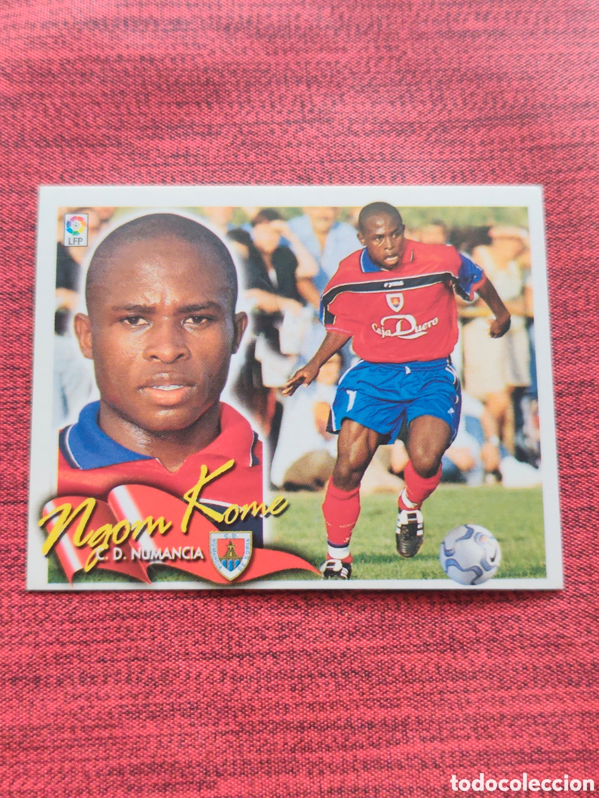 Fu&szlig;ball-Sticker: BAJA NGOM KOME NUMANCIA EDICIONES ESTE 2000 2001