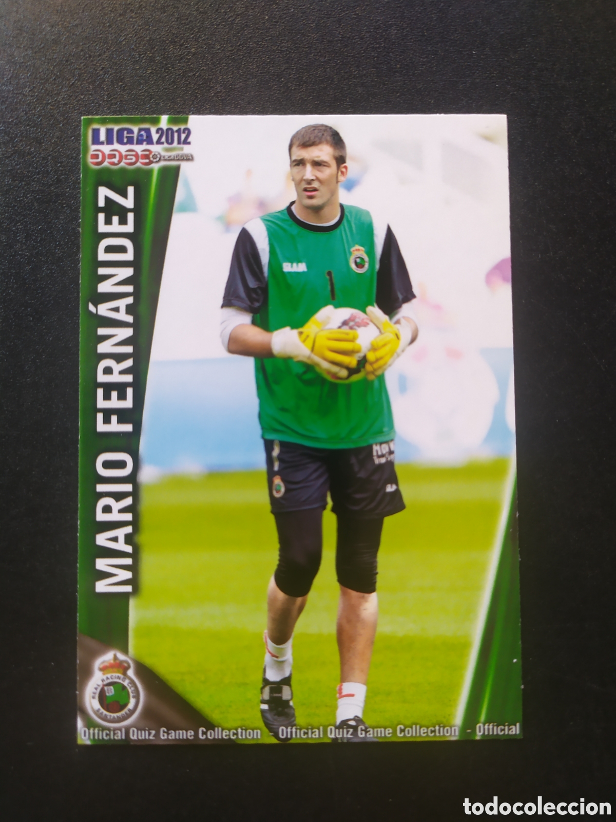 Cromos de f&uacute;tbol: Mundicromo fichas Liga 2011 2012 11 12 Mario Fern&aacute;ndez n&deg; 302 Racing Santander