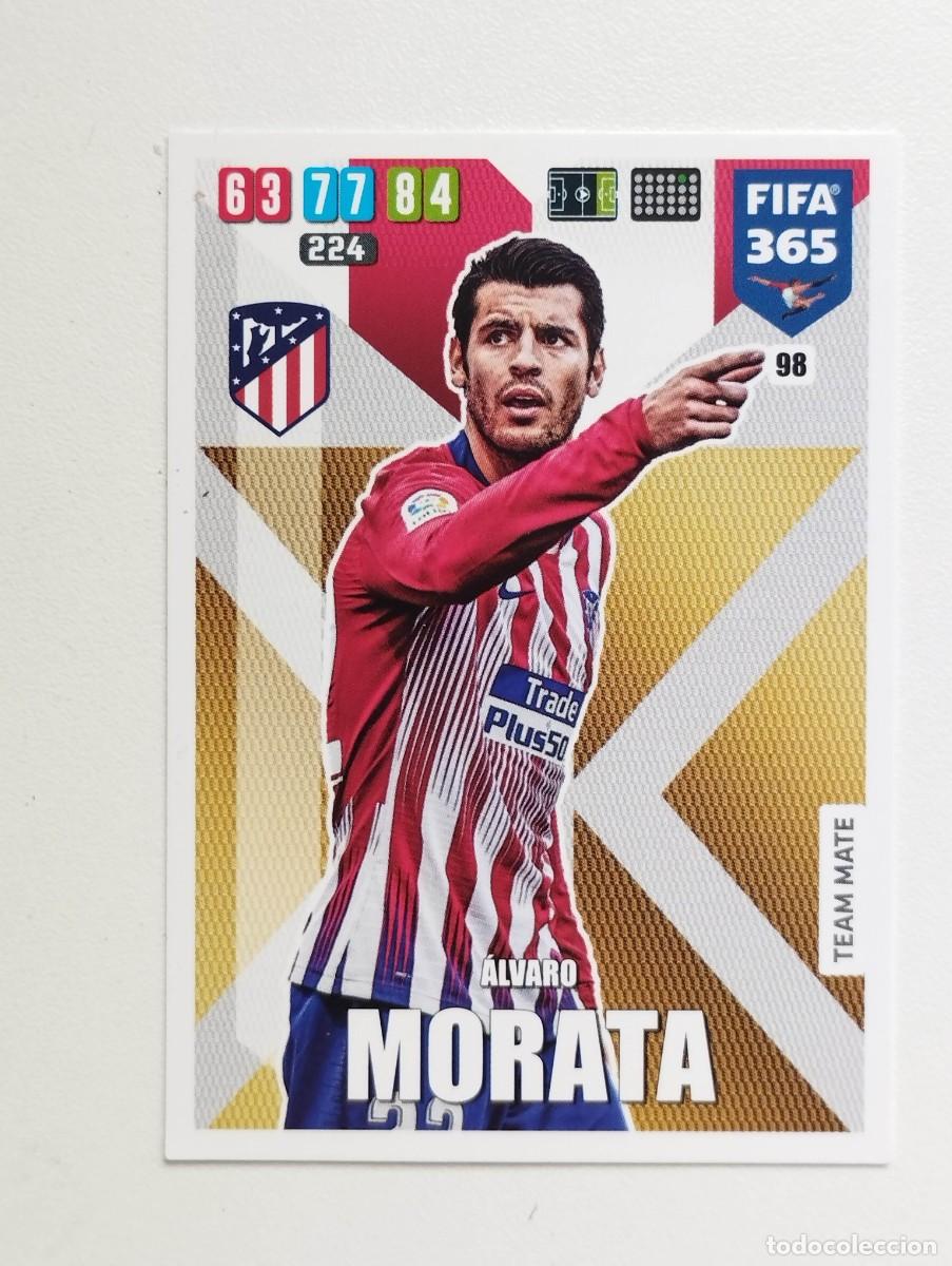 Cromos de f&uacute;tbol: CROMO CARD PANINI ADRENALYN FIFA 365 2019 2020 19 20 ATLETICO DE MADRID 98 MORATA