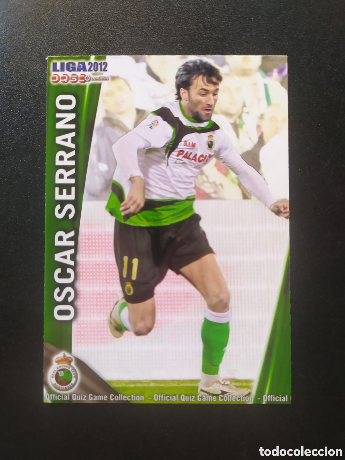 Cromos de f&uacute;tbol: Mundicromo fichas Liga 2011 2012 11 12 Oscar Serrano n&deg; 306 Racing Santander