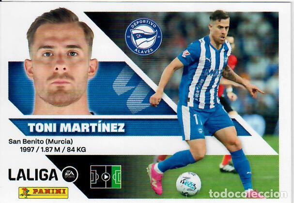 Cromos de f&uacute;tbol: CROMO PANINI LIGA ESTE 26 27 - N&ordm; 19 - TONI MART&Iacute;NEZ - ALAV&Eacute;S