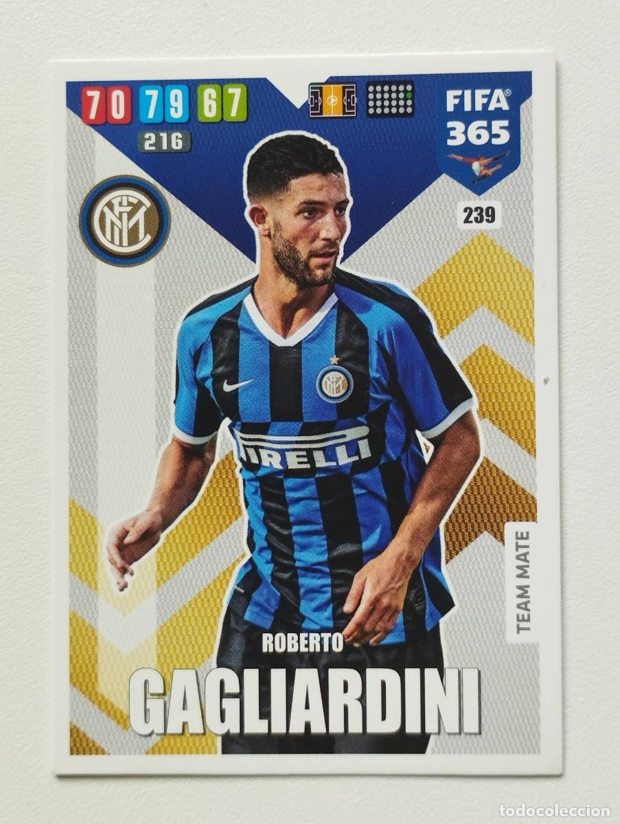 Figurine di Calcio: CROMO CARD PANINI ADRENALYN FIFA 365 2019 2020 19 20 INTER 239 GAGLIARDINI