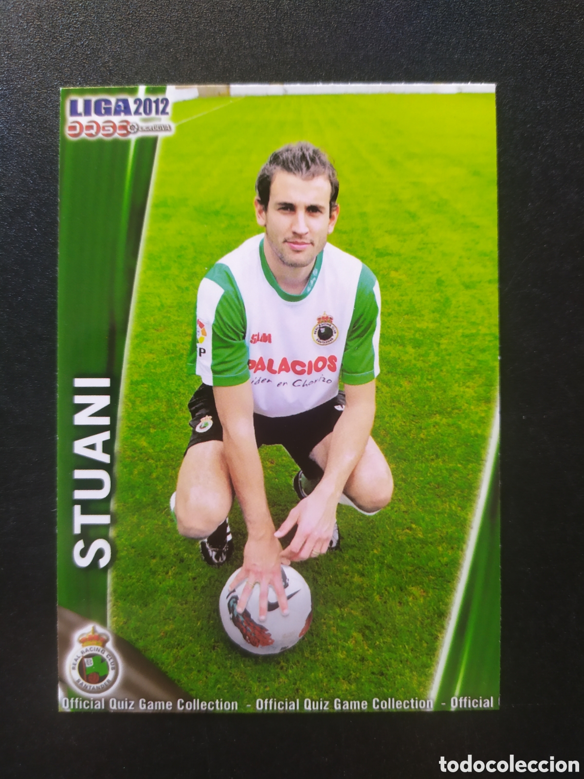 Cromos de Futebol: Mundicromo fichas Liga 2011 2012 11 12 Stuani n &deg; 318 Racing Santander