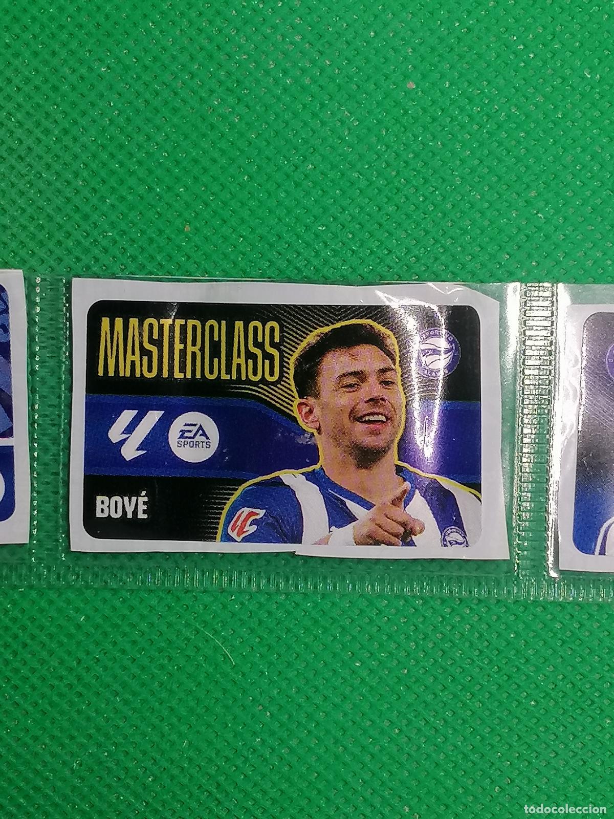 Cromos de f&uacute;tbol: MASTERCLASS BOYE ALAVES CHICLES CHICLE SIN PEGAR ⚽ PANINI LIGA ESTE 26 27 2026 2027 ⚽