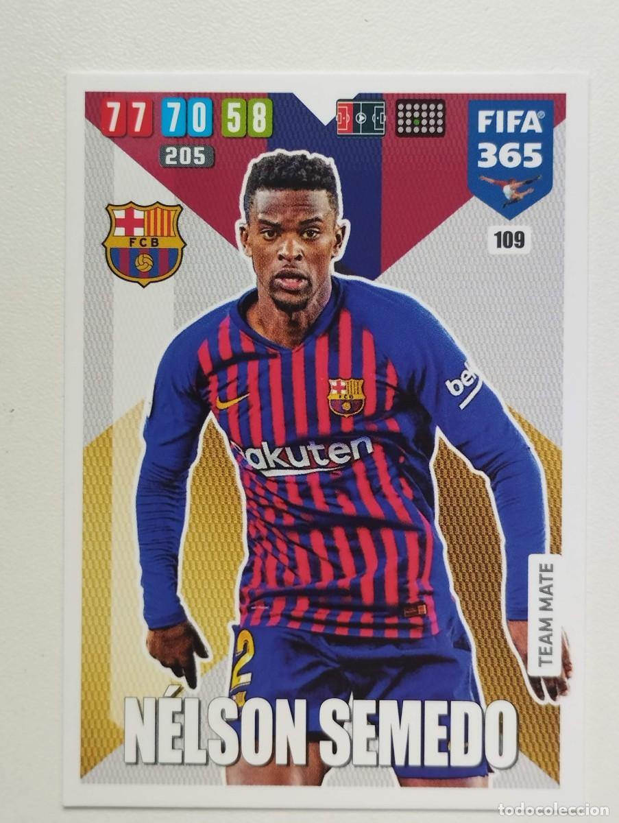Cromos de f&uacute;tbol: CROMO CARD PANINI ADRENALYN FIFA 365 2019 2020 19 20 BARCELONA 109 NELSON SEMEDO