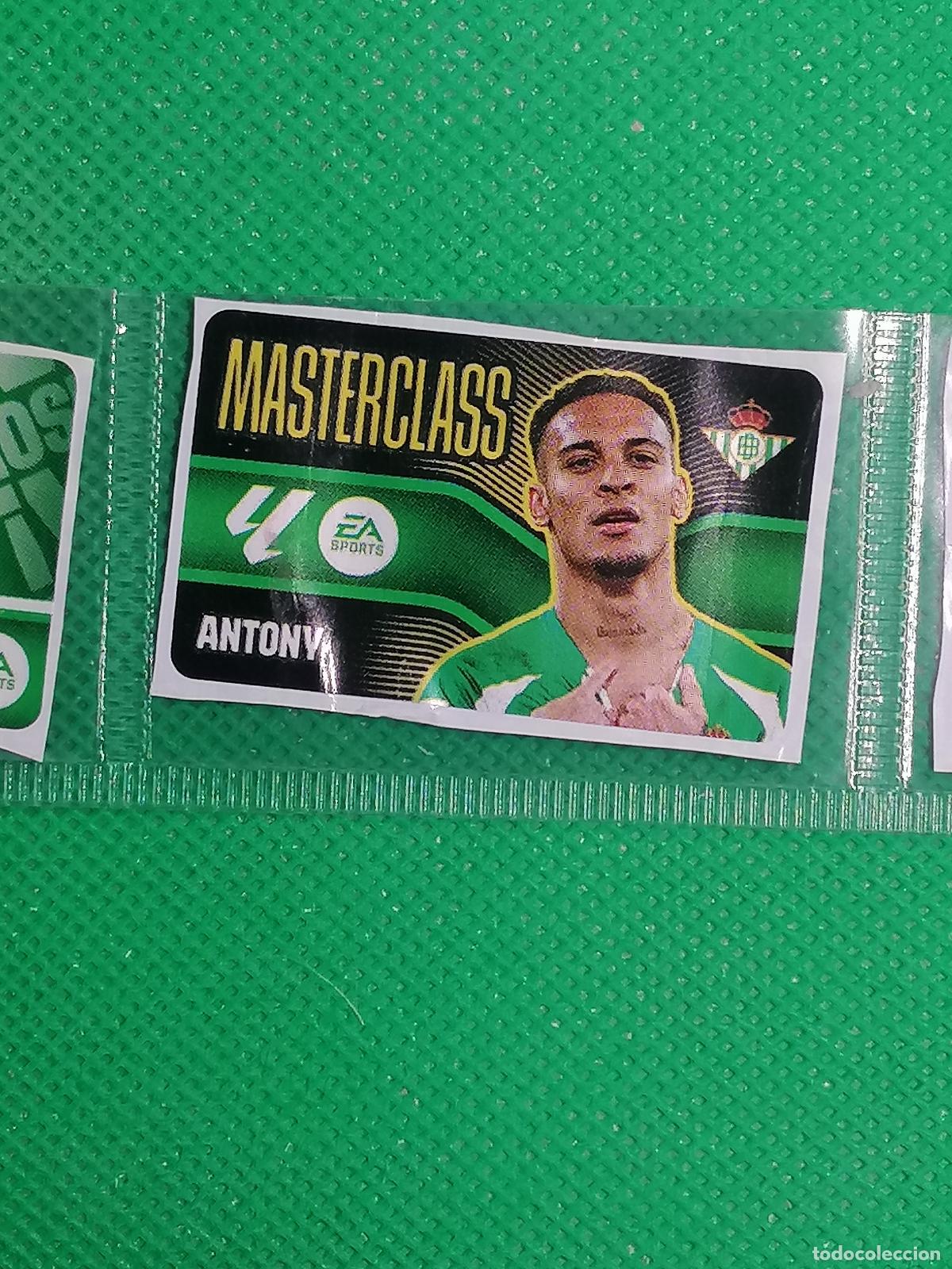 Cromos de f&uacute;tbol: MASTERCLASS ANTONY BETIS CHICLES CHICLE SIN PEGAR ⚽ PANINI LIGA ESTE 26 27 2026 2027 ⚽