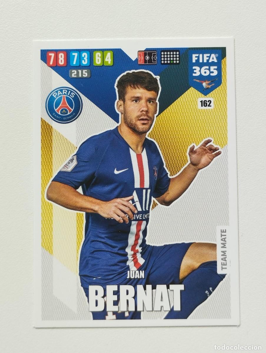 Cromos de f&uacute;tbol: CROMO CARD PANINI ADRENALYN FIFA 365 2019 2020 19 20 PSG 162 BERNAT