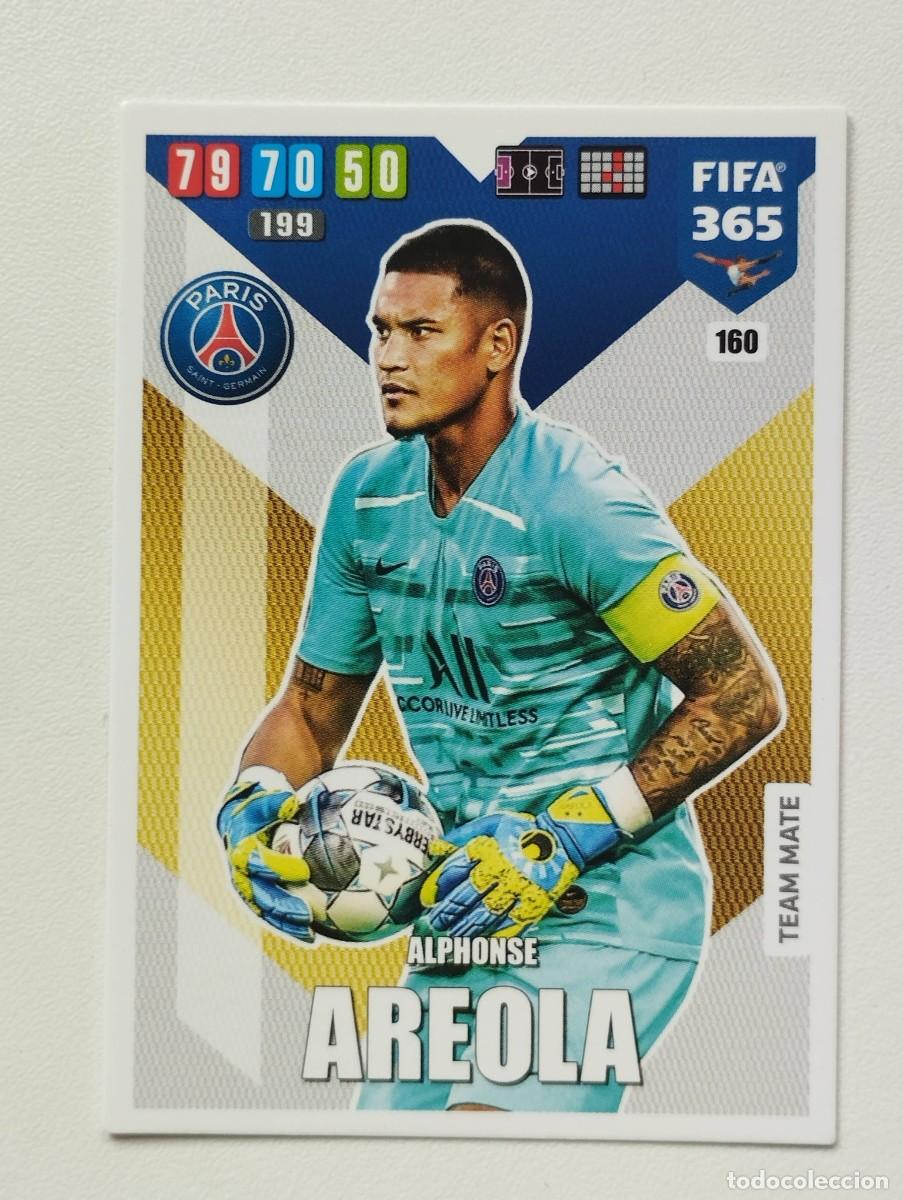 Figurine di Calcio: CROMO CARD PANINI ADRENALYN FIFA 365 2019 2020 19 20 PSG 160 AREOLA