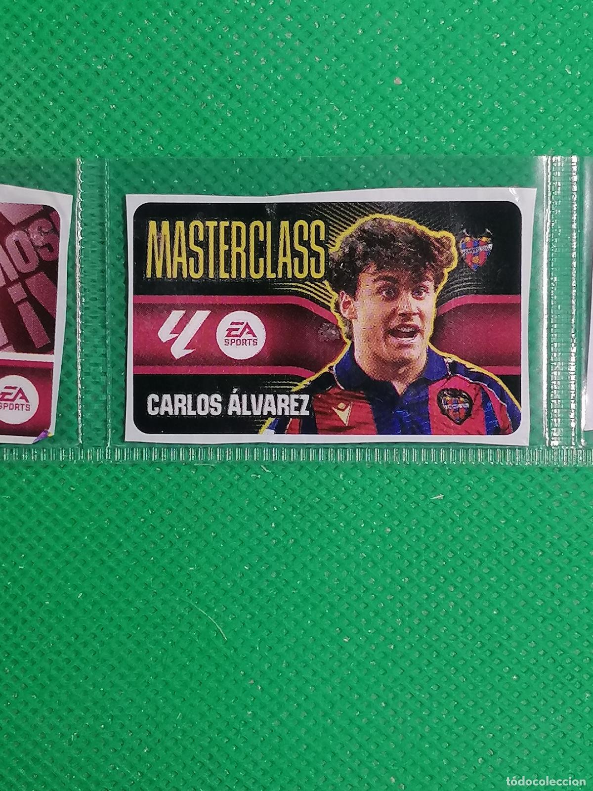 Figurine di Calcio: MASTERCLASS CARLOS ALVAREZ LEVANTE CHICLES CHICLE SIN PEGAR ⚽ PANINI LIGA ESTE 26 27 2026 2027 ⚽