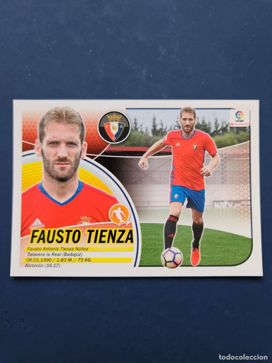 Cromos de Futebol: N&ordm; 9 FAUSTO TIENZA OSASUNA LOGO NUEVO LIGA ESTE 16 17 2016 2017 SIN PEGAR NUNCA PEGADO