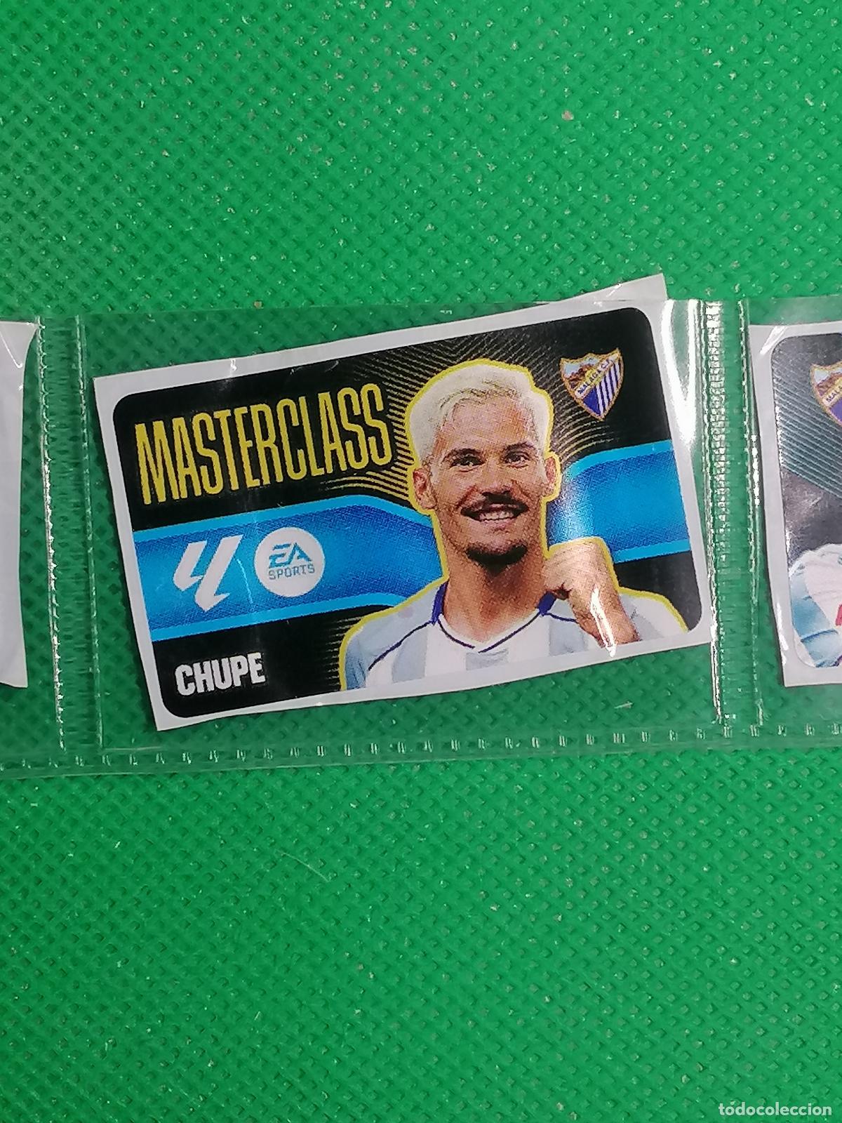 Cromos de f&uacute;tbol: MASTERCLASS CHUPE MALAGA CHICLES CHICLE SIN PEGAR ⚽ PANINI LIGA ESTE 26 27 2026 2027 ⚽