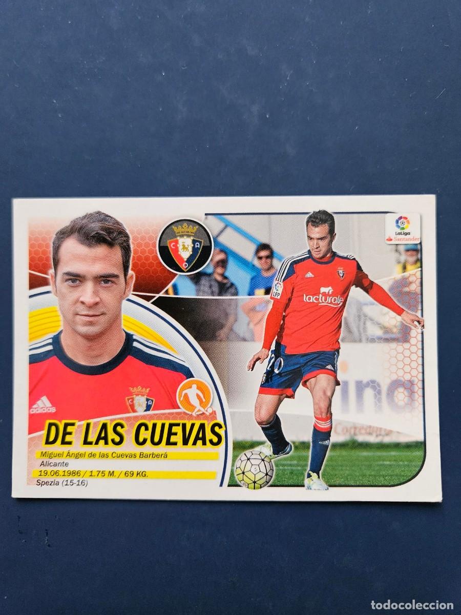 Cromos de f&uacute;tbol: N&ordm; 11 DE LAS CUEVAS OSASUNA LOGO NUEVO LIGA ESTE 16 17 2016 2017 SIN PEGAR NUNCA PEGADO