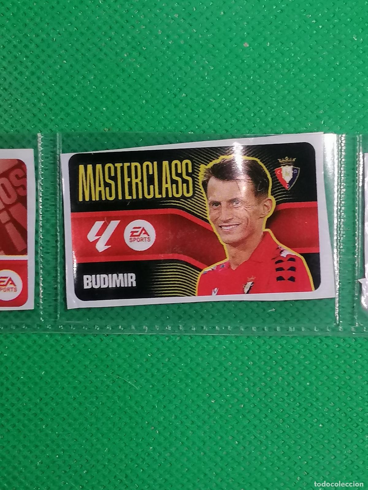 Cromos de f&uacute;tbol: MASTERCLASS BUDIMIR OSASUNA CHICLES CHICLE SIN PEGAR ⚽ PANINI LIGA ESTE 26 27 2026 2027 ⚽