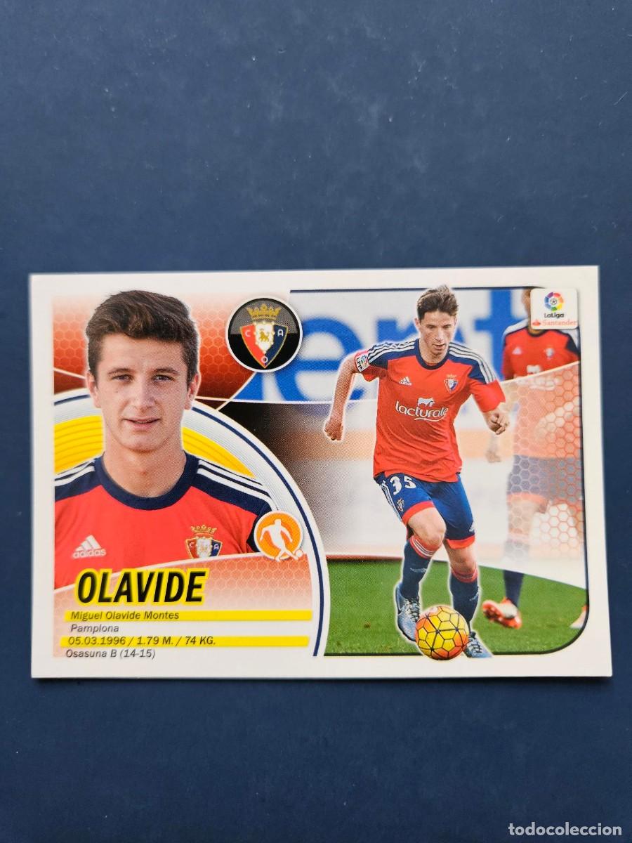 Cartes &agrave; collectionner de Football: N&ordm; 12A OLAVIDE OSASUNA LOGO NUEVO LIGA ESTE 16 17 2016 2017 SIN PEGAR NUNCA PEGADO