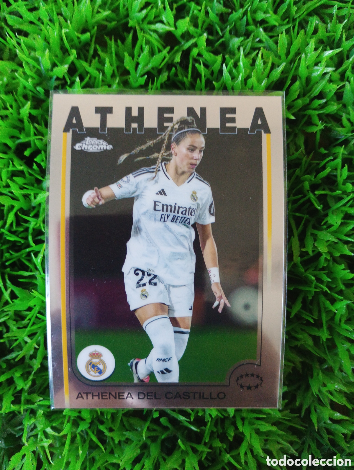 Cartes &agrave; collectionner de Football: Athenea Del Castillo Real Madrid Topps Chrome 2025