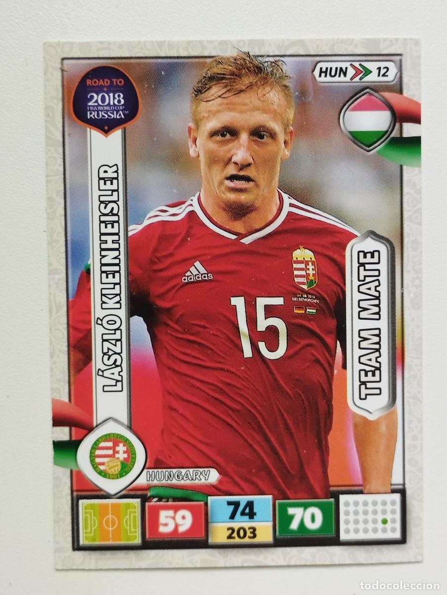 Cromos de f&uacute;tbol: CROMO CARD PANINI ADRENALYN ROAD TO RUSIA 2018 KLEINHEISLER 12 HUNGRIA
